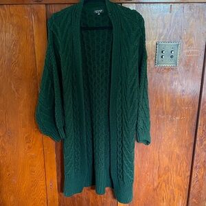 Topshop Cable Knit Cardigan